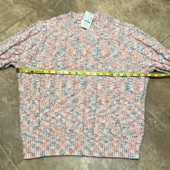 NWT J Crew Factory Cable Pullover Sweater—Size Medium - Picture 6 of 7